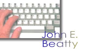 Course sites of John Beatty, La Salle U. E-mails about table tennis, hockey, talk radio and Irish music welcomed.